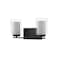 Z-Lite Willow 2 Light Vanity, Matte Black, Inner White & Outer Clear 426-2V-MB - alternate 5